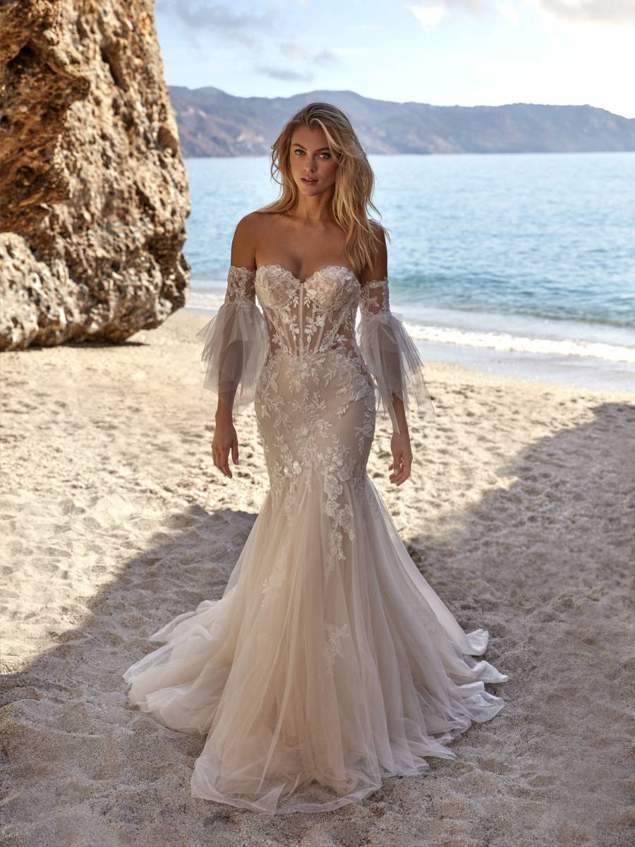 Robe de mariée sirène bustier Aix-en-provence