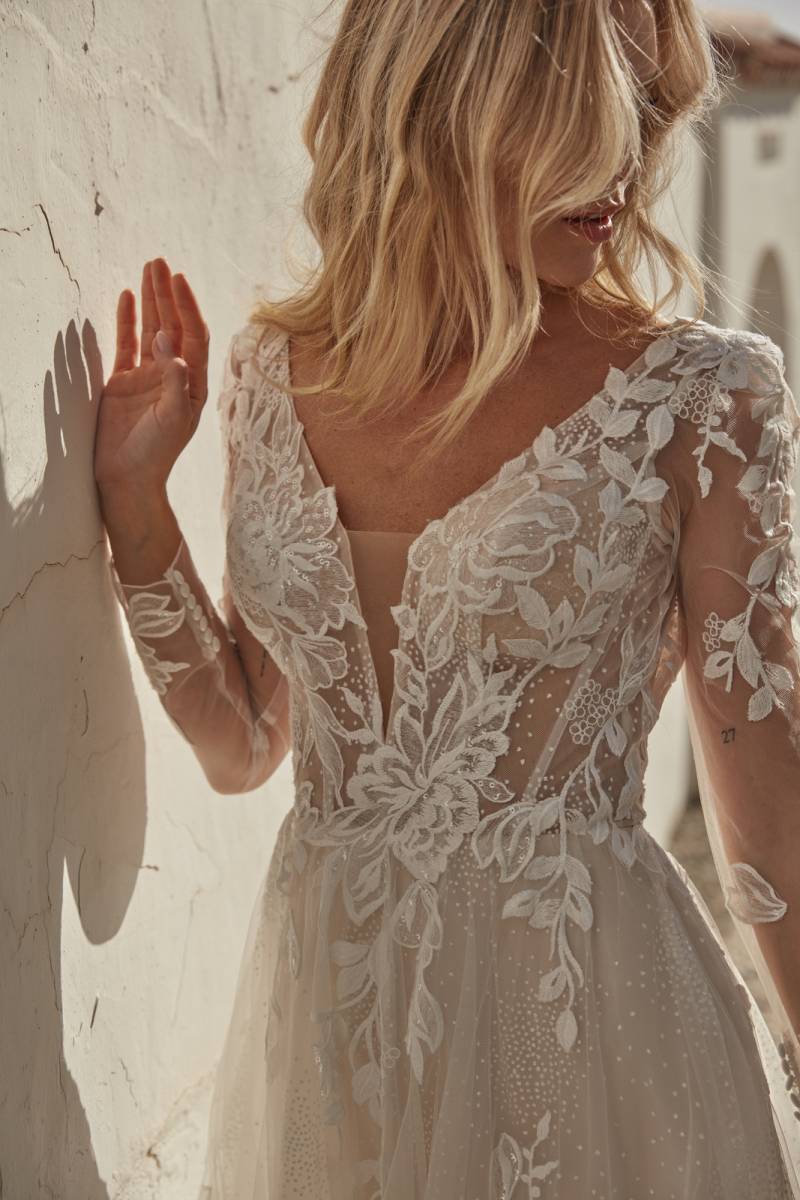 Robe de mariée manches longues Plan de Campagne