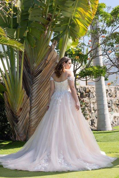 Robe de mariée princesse romantique grande taille Marseille