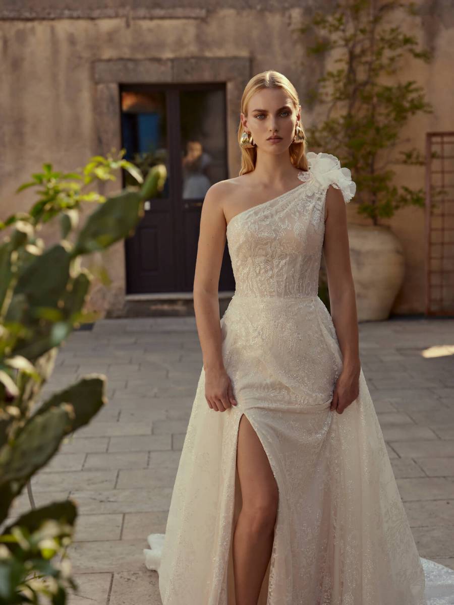 Robe de Mariée sirène avec surjupe Aix-en-Provence