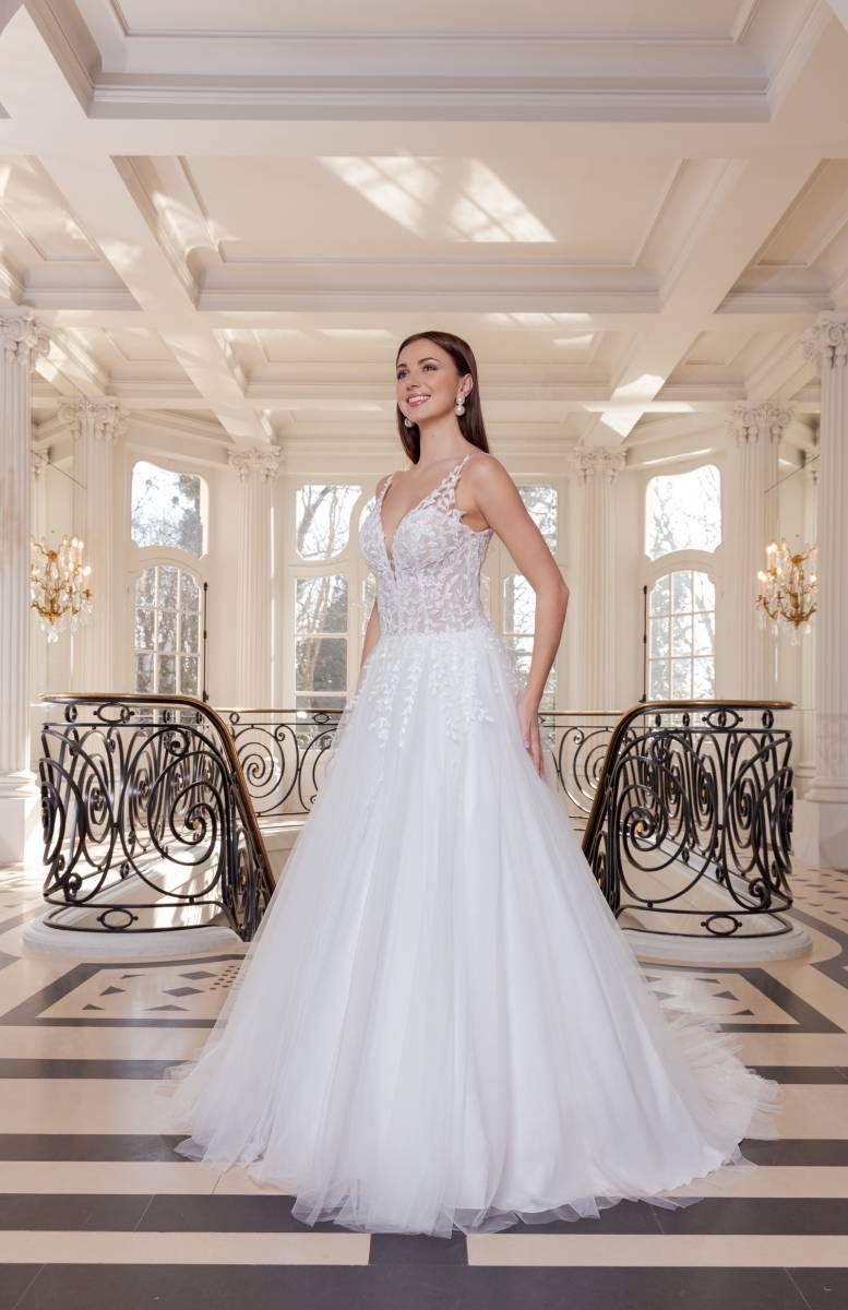 Robe de mariée trapèze Aix-en-Provence