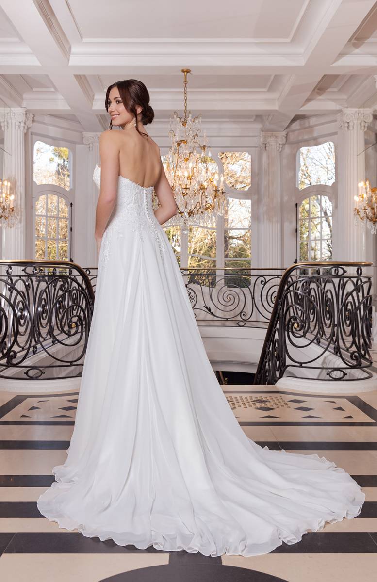 Robe de mariée fluide bustier Marseille